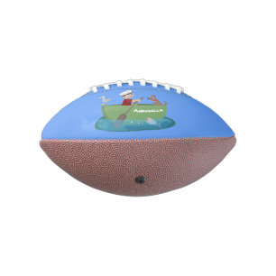 Balón De Fútbol Americano Niño pequeño marinero y personalizado de un bote d