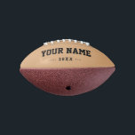 Balón De Fútbol Americano Niños Idea de regalo de cumpleaños personalizado c<br><div class="desc">Crea tus hijos únicos neutrales en género Nacido camello beige mini futbol agregando tu propio nombre personalizado, año, lema, mensaje o cualquier texto. Personalizable lindo juego de regalos de fútbol para chicas, futbolistas femeninas, mujeres, mamá, hermana, hija, novia, animadores, adolescente, adolescente, niña, jugadores, compañeros de equipo, fans. Elige tu equipo...</div>