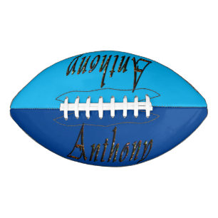 Balón De Fútbol Americano Nombre Anthony, futbolín, diseñado en colores