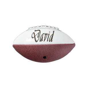 Balón De Fútbol Americano Nombre de David Diseñado por Starry,