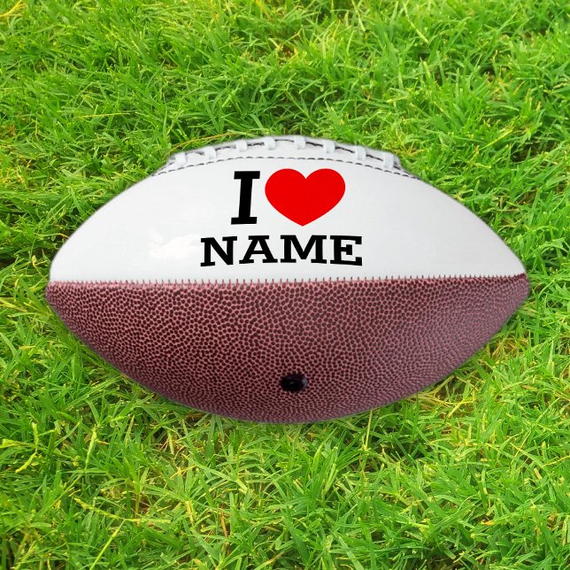Balón De Fútbol Americano Nombre del corazón (Subido por el creador)