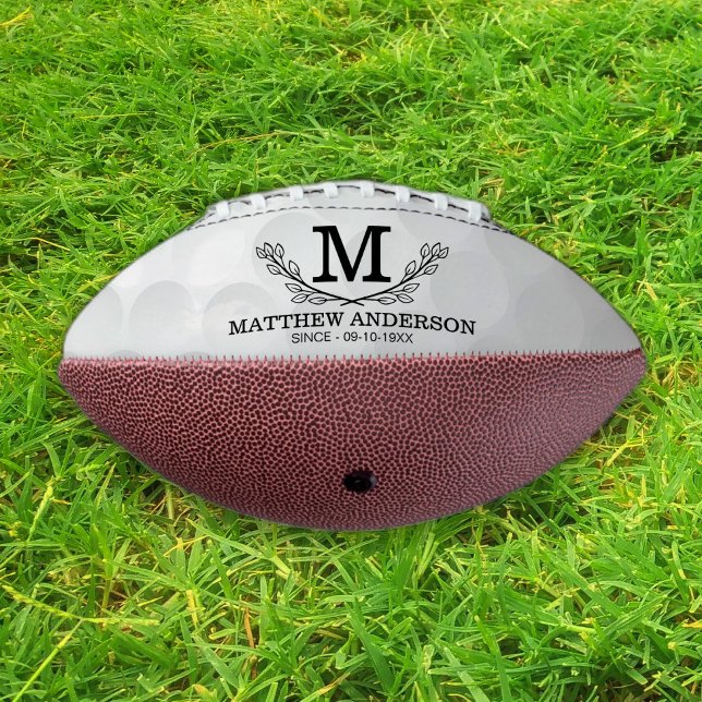 Balón De Fútbol Americano Nombre del patrón de bola de golf personalizado an (Subido por el creador)