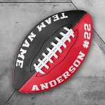 Balón De Fútbol Americano Nombre, número y color del equipo y del jugador de<br><div class="desc">Crea tus propias mini baloncesto personalizadas! Personalizar con tu propio nombre de equipo de fútbol por un lado, y el nombre del jugador de fútbol y el número de camiseta por el otro. O escriba cualquier otra cosa que desee en los cuadros de texto personalizado, ¡depende de usted! También puede...</div>