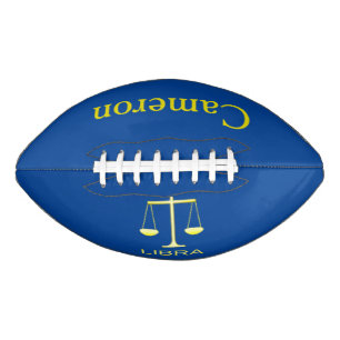 Balón De Fútbol Americano Nombre personalizado de la señal de estrella de la