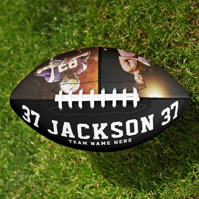 Balón De Fútbol Americano Nombre personalizado Guay 2 Photo Football Team Nu (Subido por el creador)