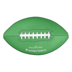 Balón De Fútbol Americano Nombre personalizado moderno minimalista de moda