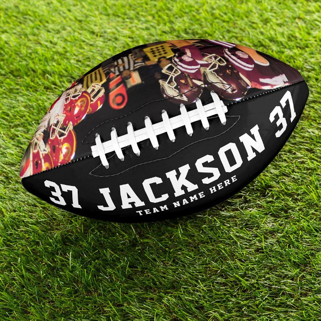 Balón De Fútbol Americano Nombre personalizado Número de equipo de fotos en  (Subido por el creador)
