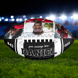 Balón De Fútbol Americano Nombre personalizado y regalo de texto para manten