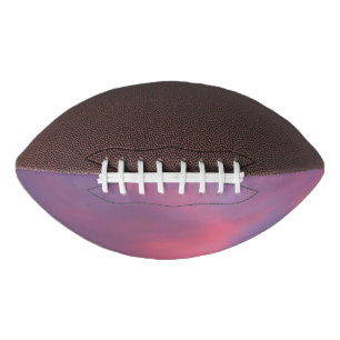 Balón De Fútbol Americano Nubes Rosadas Azules