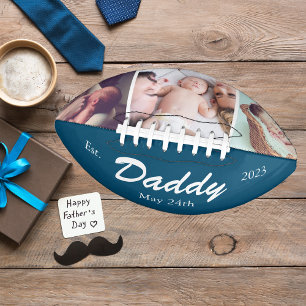 Balón De Fútbol Americano Nuevo padre de papá personalizado de moda