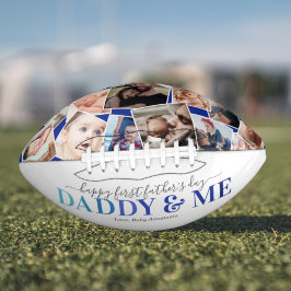 Balón De Fútbol Americano Nuevo Papá “Feliz Primer Día del Padre” Fútbol