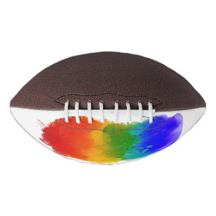 Balón De Fútbol Americano Orgullo moderno de SlipperyJoe energía de salpicad