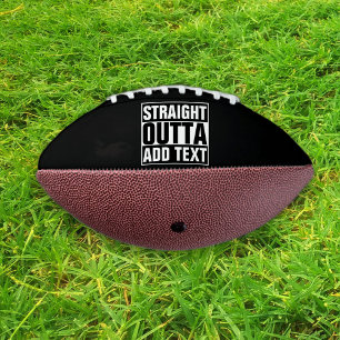 Balón De Fútbol Americano OUTTA DIRECTA - agrega tu texto aquí/crea el propi