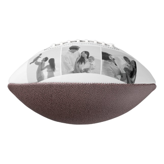 Balón De Fútbol Americano Papá Estableció Tres Foto Escritura Moderna  (Girado 90)