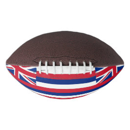 Balón De Fútbol Americano Patriotic american football with Hawaii flag