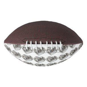 Balón De Fútbol Americano Patrón cardíaco