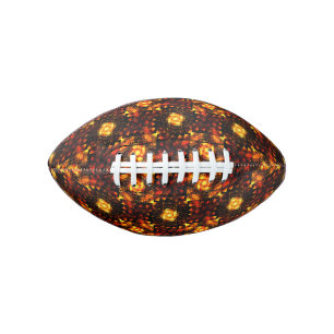 Balón De Fútbol Americano Patrón de Arte Abstracto Elegante Boho Moderno Dor