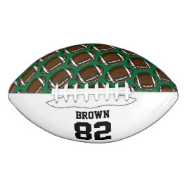 Balón De Fútbol Americano Patrón de fútbol Deportivo Número de jugador Equip