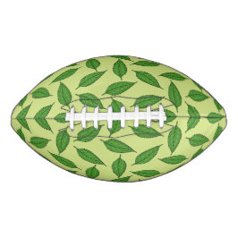 Balón De Fútbol Americano Patrón de hojas, patrón de hojas, hojas de primave
