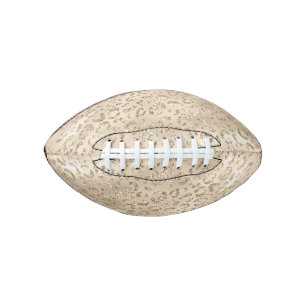 Balón De Fútbol Americano Patrón de Impresión de Piel de Leopardo Guepardo A