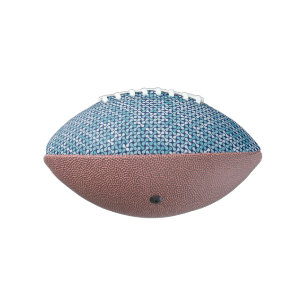 Balón De Fútbol Americano patrón de metapeligro azul