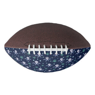 Balón De Fútbol Americano Patrón de pulpo bajo el mar