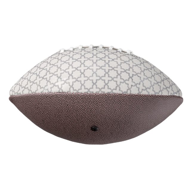 Balón De Fútbol Americano Patrón geométrico islámico beige (Girado 270)
