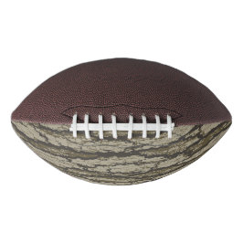 Balón De Fútbol Americano Patrón gráfico de camuflaje de corteza de roble