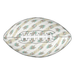 Balón De Fútbol Americano Patrón Rosa de época - Fútbol