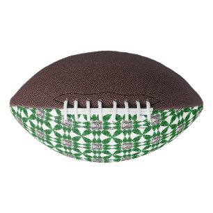 Balón De Fútbol Americano Patrón verde