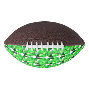 Balón De Fútbol Americano Patrón verde