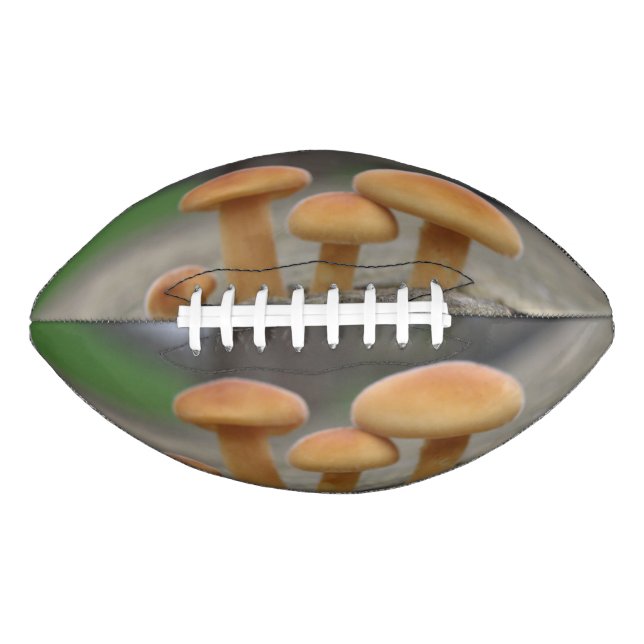 Balón De Fútbol Americano Pequeñas Toadstools Macro Fútbol (Anverso)