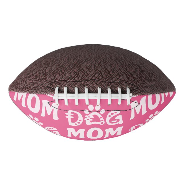 Balón De Fútbol Americano Perro Mamá (Anverso)