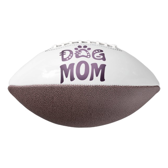 Balón De Fútbol Americano Perro Mamá (Girado 270)