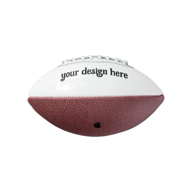 Balón De Fútbol Americano Personalización o Personalizar (Girado 270)