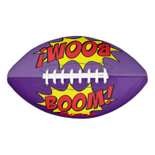 Balón De Fútbol Americano Personalizado Boom Thunder_Cove