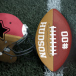 Balón De Fútbol Americano Personalizado con nombre y número<br><div class="desc">Personalizado con nombre y número y color personalizado Fútbol con número de jugadores y elige color haciendo clic en personalizar y eligiendo el color personalizado para que coincida con su equipo</div>