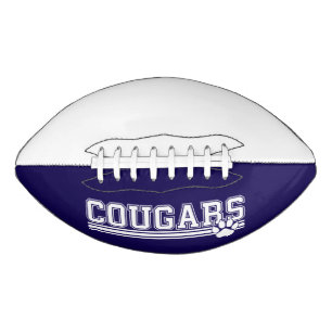 Balón De Fútbol Americano Personalizado Cougars