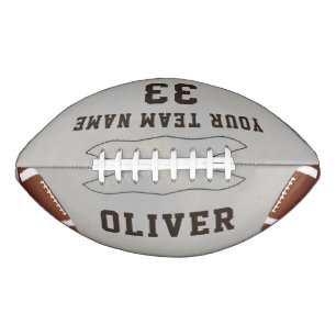 Balón De Fútbol Americano Personalizado de nombres de jugador de nombre de e