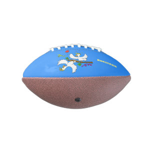 Balón De Fútbol Americano Personalizado de pájaros de cacatúa graciosa