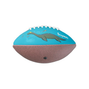 Balón De Fútbol Americano Personalizado de plesiosaurios monstruo del mar