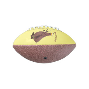 Balón De Fútbol Americano Personalizado de pulgas fea hambrienta