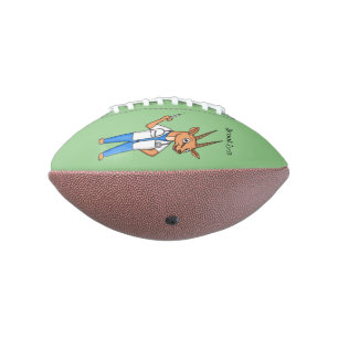 Balón De Fútbol Americano Personalizado del médica del antílope de Gemsbok