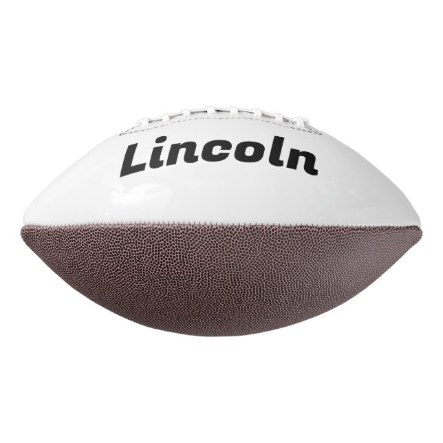 Balón De Fútbol Americano Personalizado Feliz Cumpleaños (Girado 90)