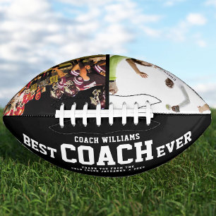 Balón De Fútbol Americano Personalizado MEJOR ENTRENADOR DE Guay Gracias 2 F