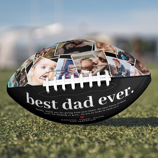 Balón De Fútbol Americano Personalizado Mejor Papá Nunca (Subido por el creador)