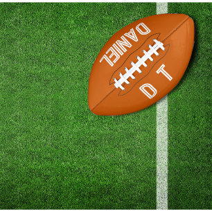 Balón De Fútbol Americano Personalizado - naranja quemado