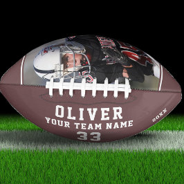 Balón De Fútbol Americano Personalizado Nombre del jugador Número de equipo