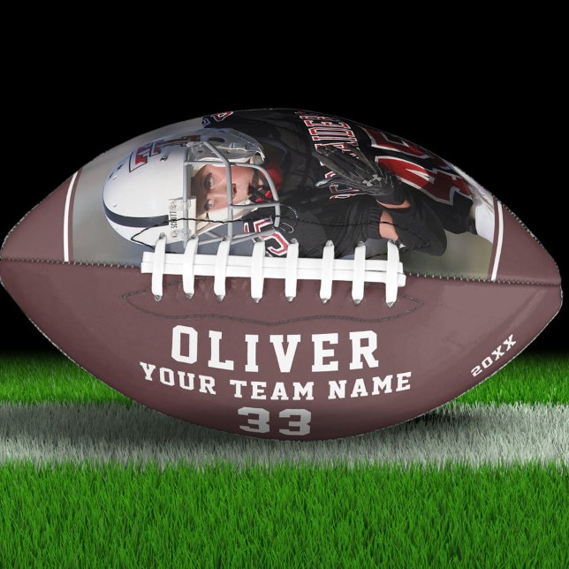 Balón De Fútbol Americano Personalizado Nombre del jugador Número de equipo  (Subido por el creador)