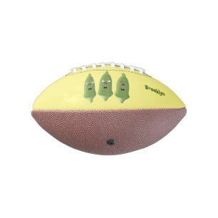Balón De Fútbol Americano Personalizado vegetal de okra cantante